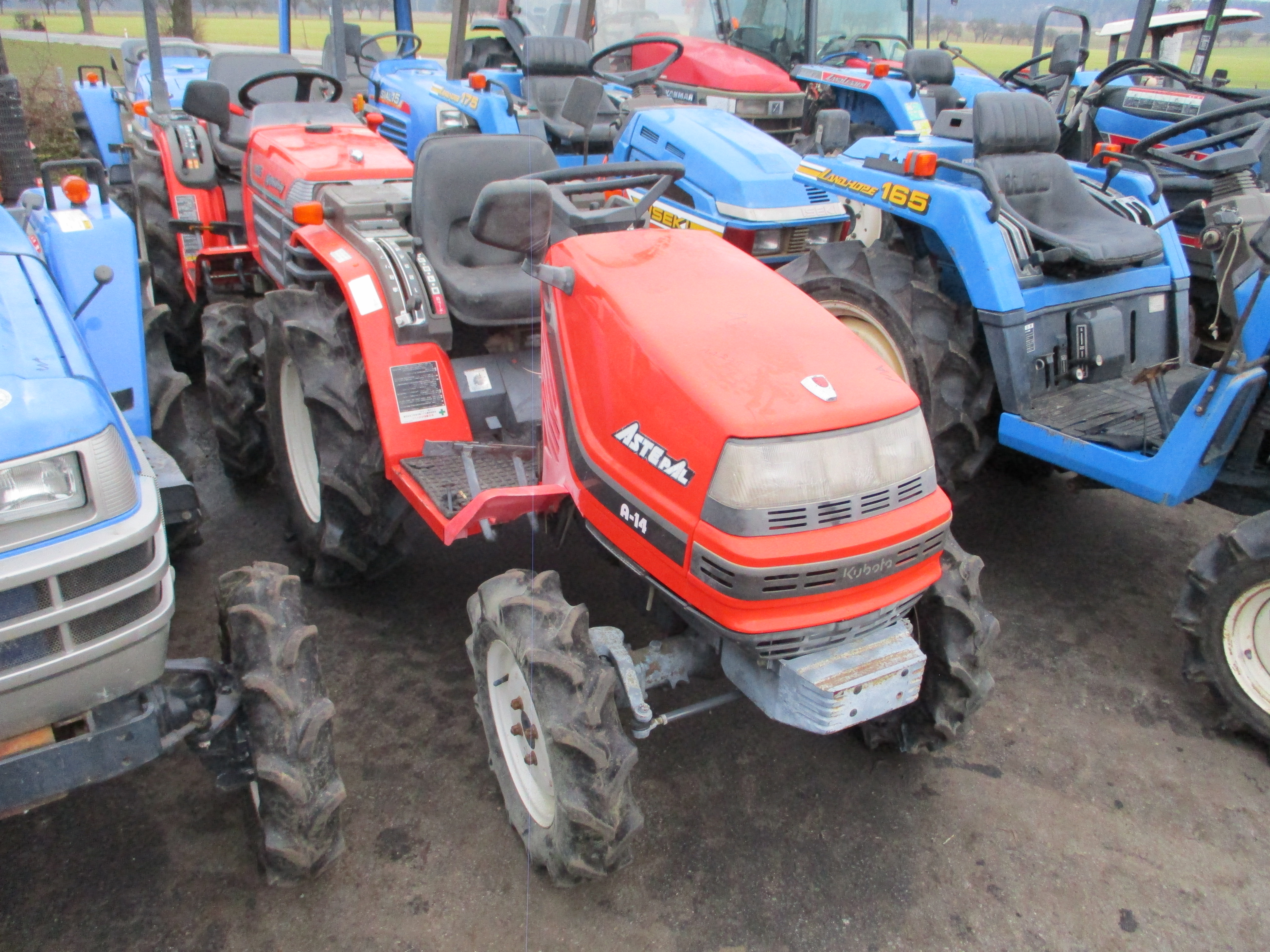 Malotraktor Kubota Aste A-14 pěkný původní stav