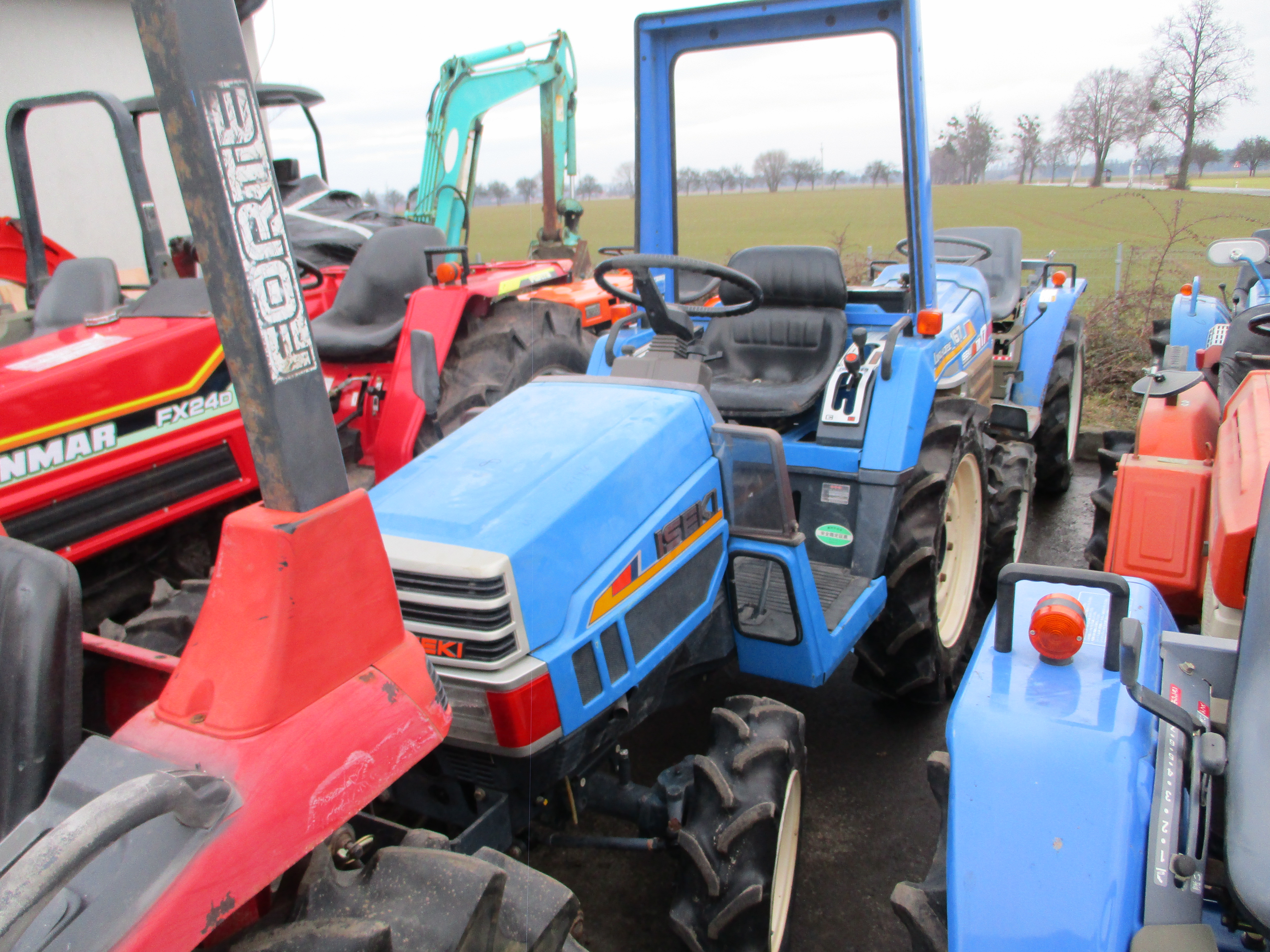 Malotraktor Iseki TU 167 s rámem pěkný stav