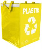 Taška na tříděný odpad SORT EASY PLASTIK DE, 30x30x40cm, 36l SIXTOL
