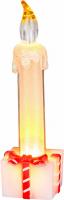 Svíčka MagicHome Vánoce, 1xLED teplá bílá, 3xLR44, 4,8x4,8x16 cm