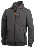 Mikina s kapucí Xplorer, unisex, tmavošedá