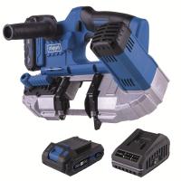 Scheppach C-MBS635-X-SET S 20 V IXES aku pásová pila na kov + 2Ah baterie + nabíječka 2,4 A