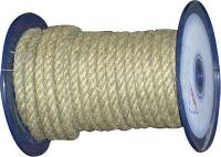 Lano stáčené přírodní 20mm (plastová cívka/45m)
