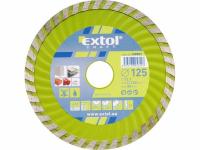 Kotouč diamantový řezný turbo, 230x22,2mm, suché i mokré řezání EXTOL-CRAFT