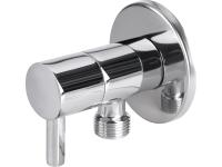 ventil rohový keramický s kovovou pákou, 1/2"-3/8"