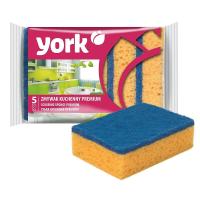 Houbička YORK na nádobí premium 5ks 10,5x7,5x3cm