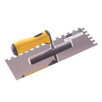Hladítko nerez 28x12cm, zub 10mm, PVC rukojeť