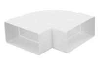 Koleno vodorovné ploché HACO CKH 2x110x55