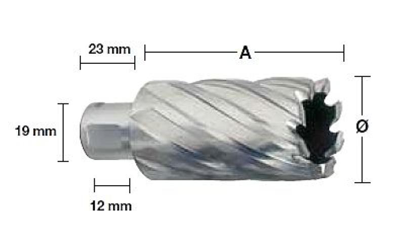 Prstencová korunka Milwaukee HSS průměr 32mm, délka 50mm