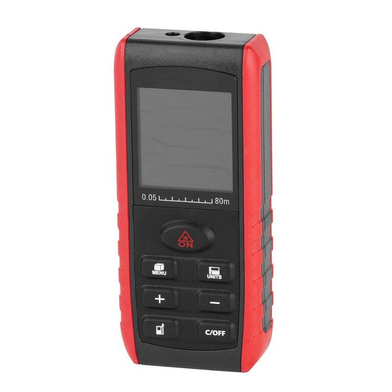 Laserový dálkoměr vzdálenosti E80, 80m