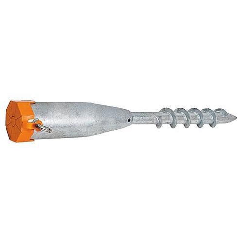 Zemní vrut GS03, Zn, 550x60x1,7mm