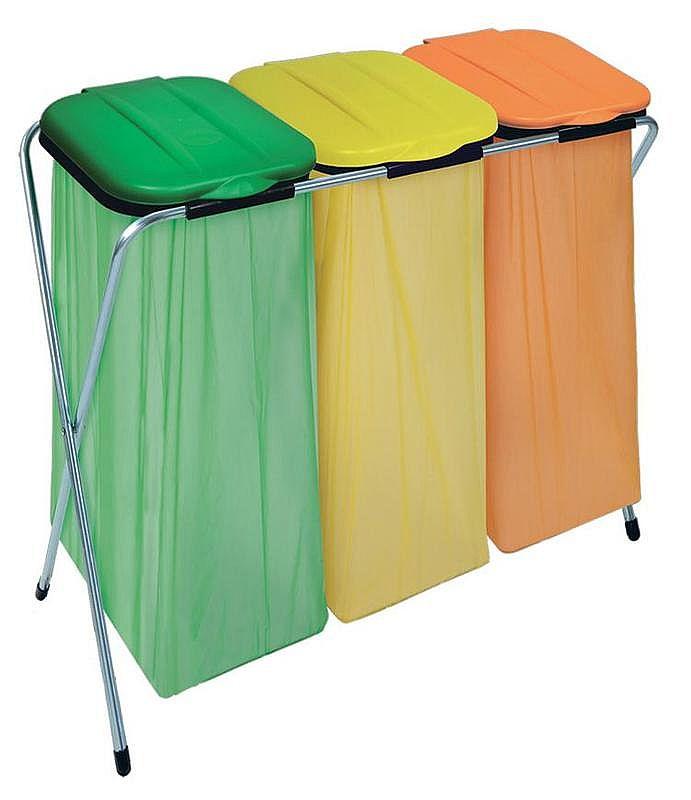Stojan Ecofix 3, Trio, pro pytle na odpad