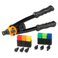 Kleště nýtovací na matice BT-605, 330mm, 2,4-6,4mm, kufr