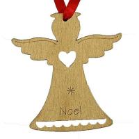 Ozdoba MagicHome XO195D, Anděl NOEL, zlatý, balení 5ks (cena za balení)