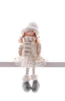 Postavička MagicHome Děvčátko v bílém, 33cm