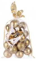 Baňky MagicHome zlaté, 6cm, 20ks