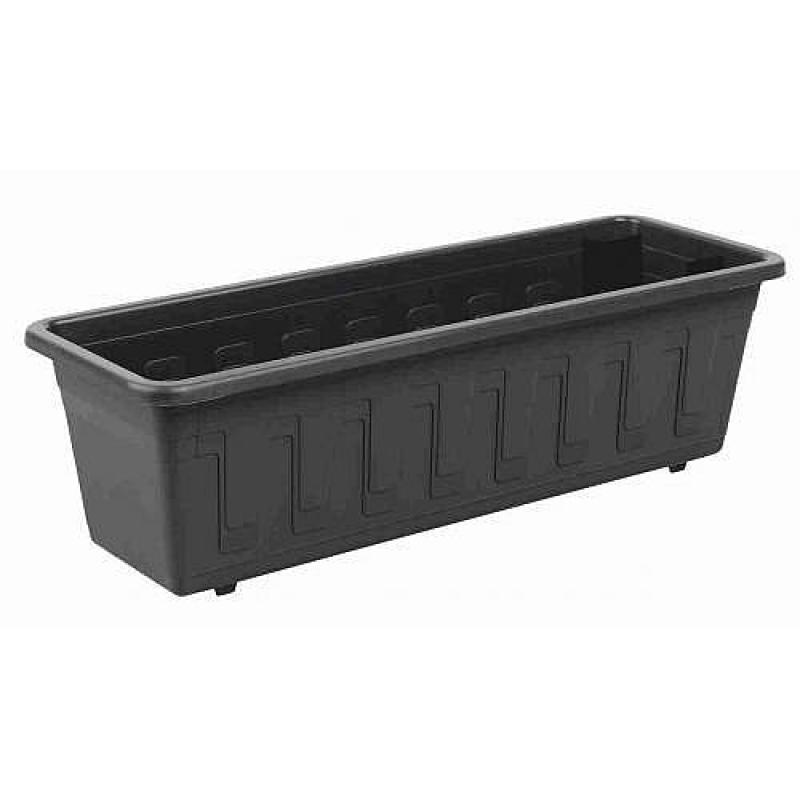 Samozavlažovací truhlík Garden Flor 100cm antracit