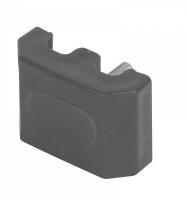 Úchytka na plotový panel EUROSTANDARD tvar M, antracit, 60x40mm, 10ks