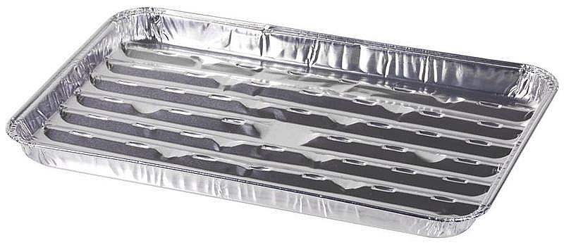 Miska perforovaná MagicHome hliník, 34x23x2,5cm, 3ks