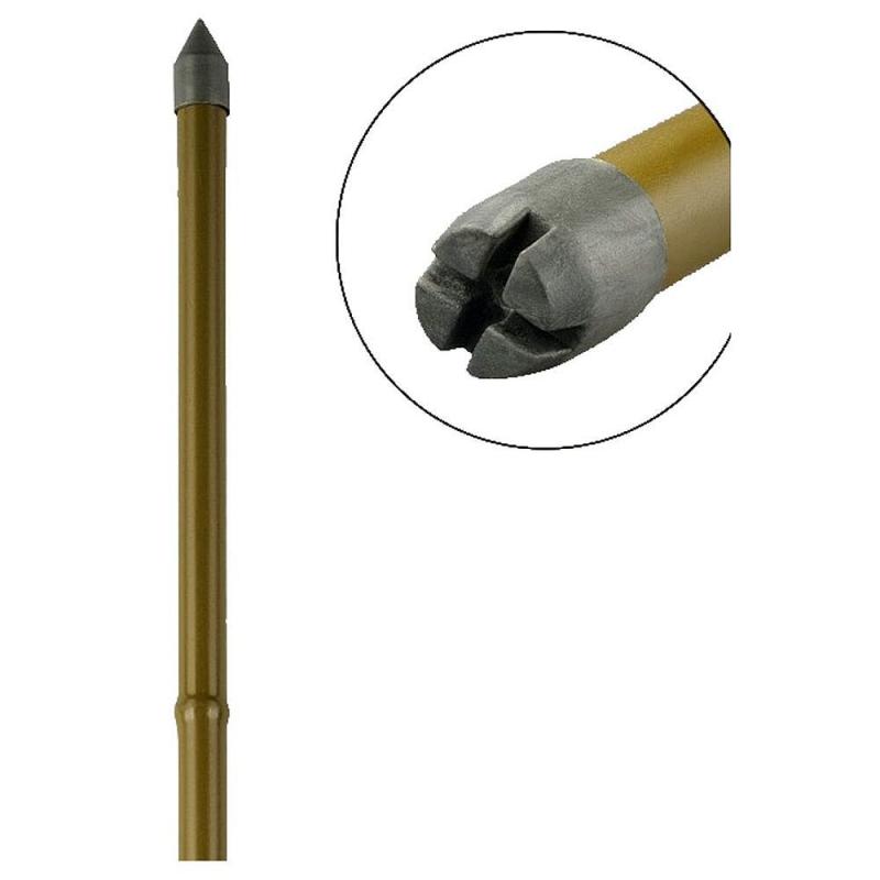Tyč imitace bambus Garden 11x1200mm, ocel/plast hnědá