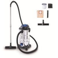 Scheppach VC 30P-GL průmyslový vysavač na suché/mokré vysávání 30 l s funkcí podtlakového čištění filtru