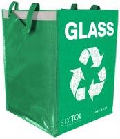Taška na tříděný odpad SORT EASY GLASS EN, 30x30x40cm, 36l SIXTOL