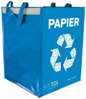 Taška na tříděný odpad SORT EASY PAPIER, 30x30x40cm, 36l SIXTOL