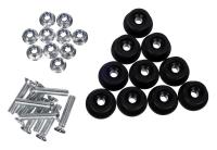 Sada háčků se šroubky pro upevnění sítě/plachty k vozíku TRAILER HOOK SET 2, 10 ks SIXTOL