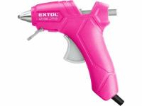 Pistole tavná lepící, Ř7,2mm, 25W, růžová EXTOL-LADY