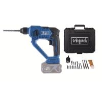 Scheppach C-RHD130-X aku 20 V IXES vrtací kladivo SDS Plus 3v1 s příklepem, kufrem a příslušenstvím (bez baterie a nabíječky)