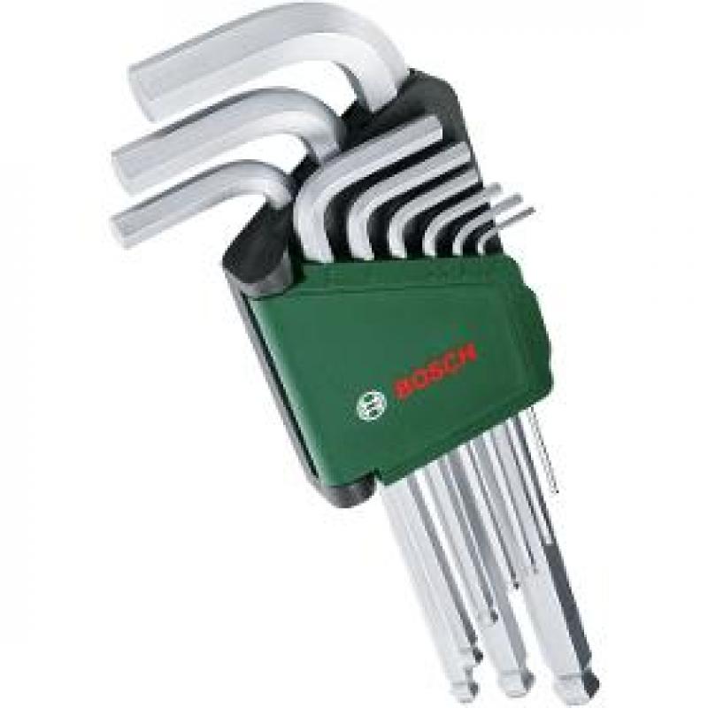 Sada klíčů Hex - 9ks 1.600.A03.2V1 BOSCH