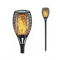 Solární lampa Mirach, 10x58cm, 12 LED, AA, 1ks efekt plamene