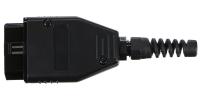Zástrčka OBD-II s 16 piny pro montáž vlastního kabelu MECHANIC CABLE 29, černá SIXTOL