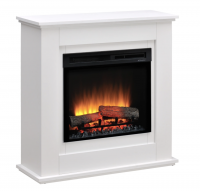 Unity 23" – Bílý volně stojící krb s technologií Optiflame®