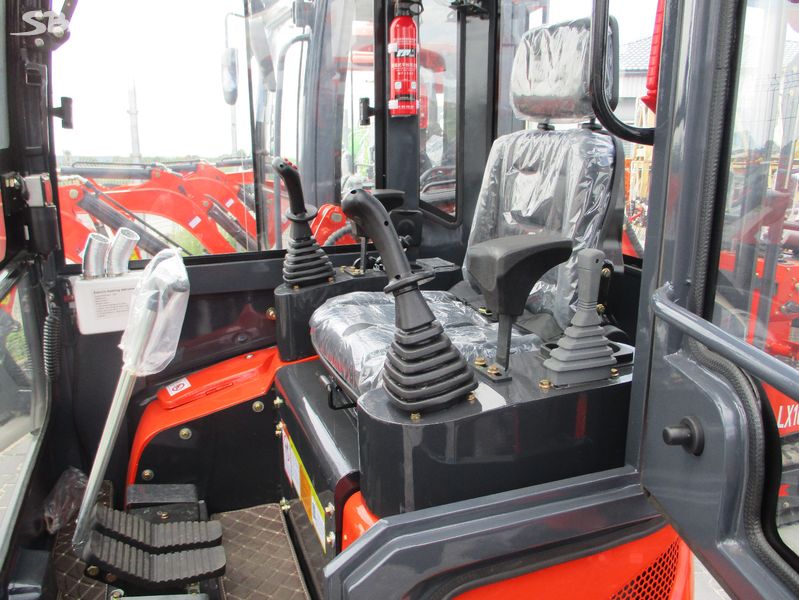 Minibagr YTO LX-15-9B 1500kg nový typ s kabinou!!