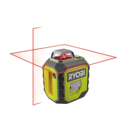 Křížový laser Ryobi RB360RLL, 360°, čevený - Kliknutím zobrazíte detail obrázku.