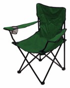 Židle kempingová skládací BARI zelená, CATTARA